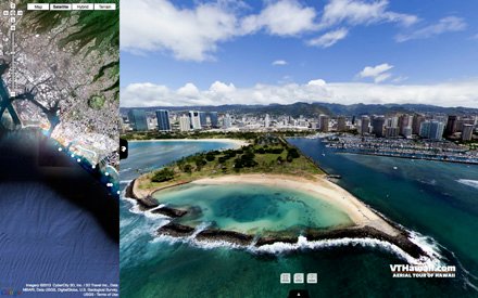 Waikiki Aerial Virtual Tour in 360
